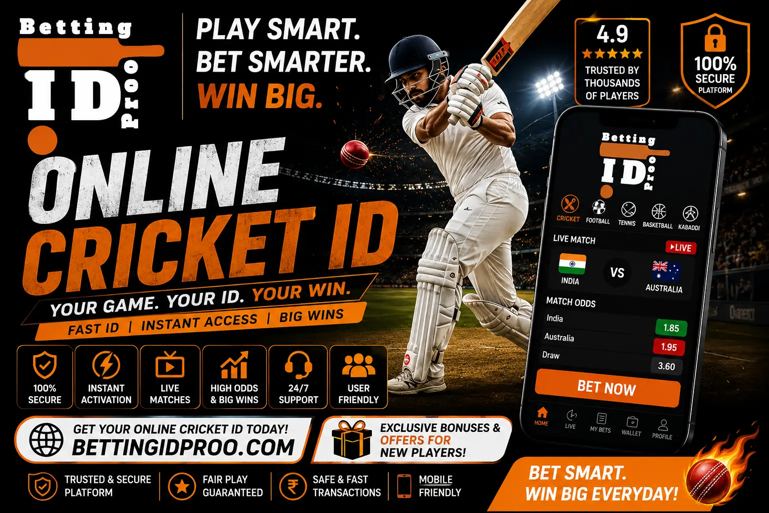 Read more about the article Online Cricket ID- Get the Most Trusted And Secure Betting ID