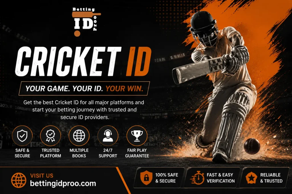 Cricket ID - Get trusted Cricket ID for online cricket betting with Betting ID Proo.